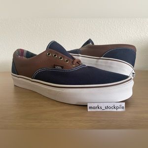 2015 Vans Era C&L Dress Blus Potting Soil Sneakers Men Sz 10.5